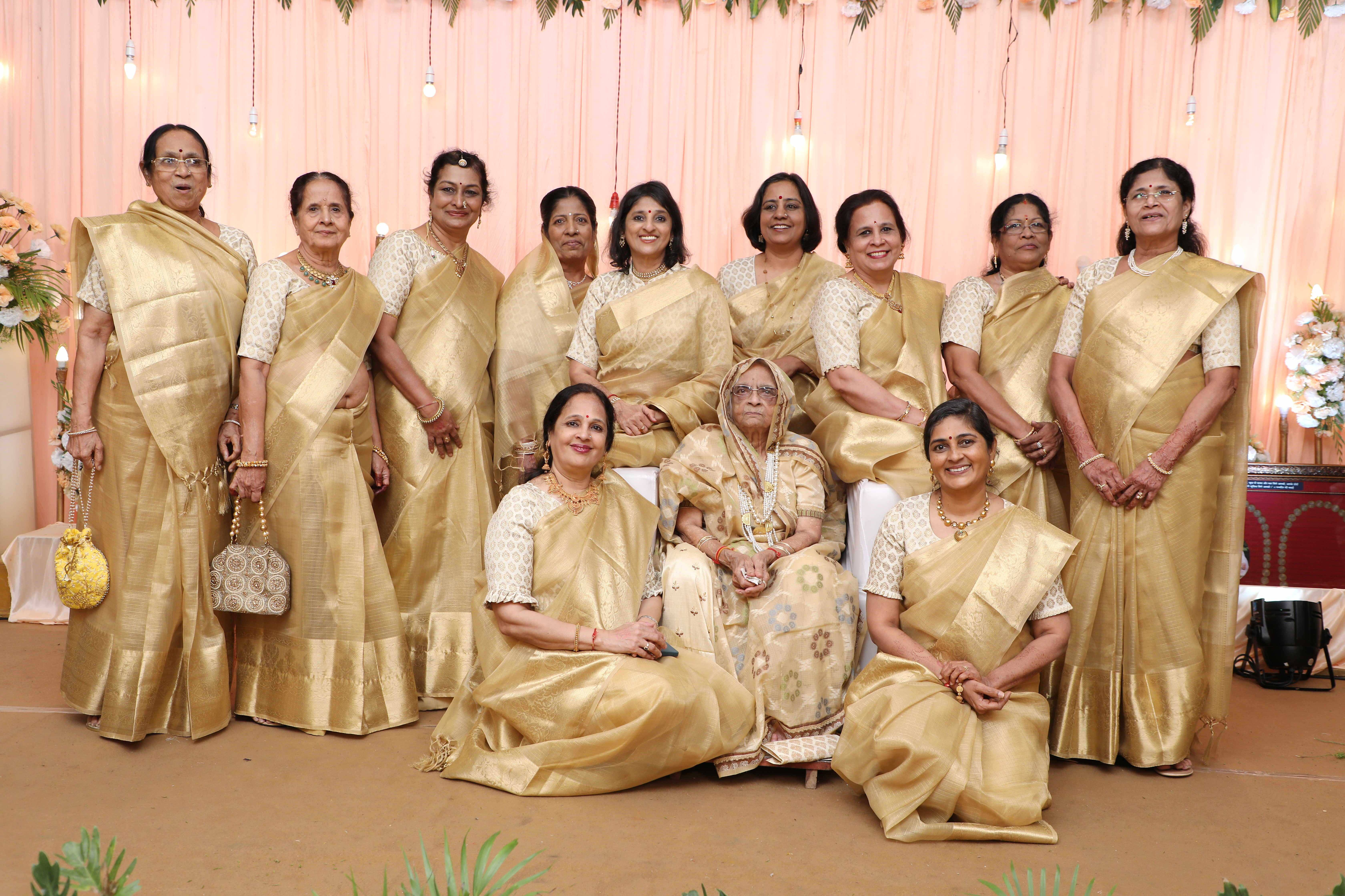 <b>Amma with daughters and daughters-in-law</b>