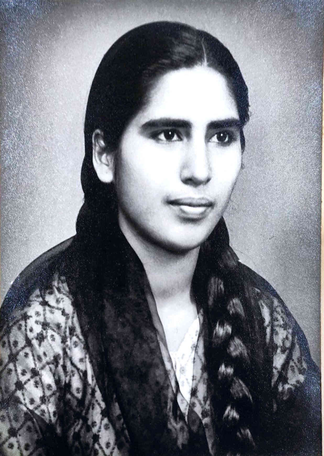 <b>The authors mother Sharda Gulati in her younger days</b>