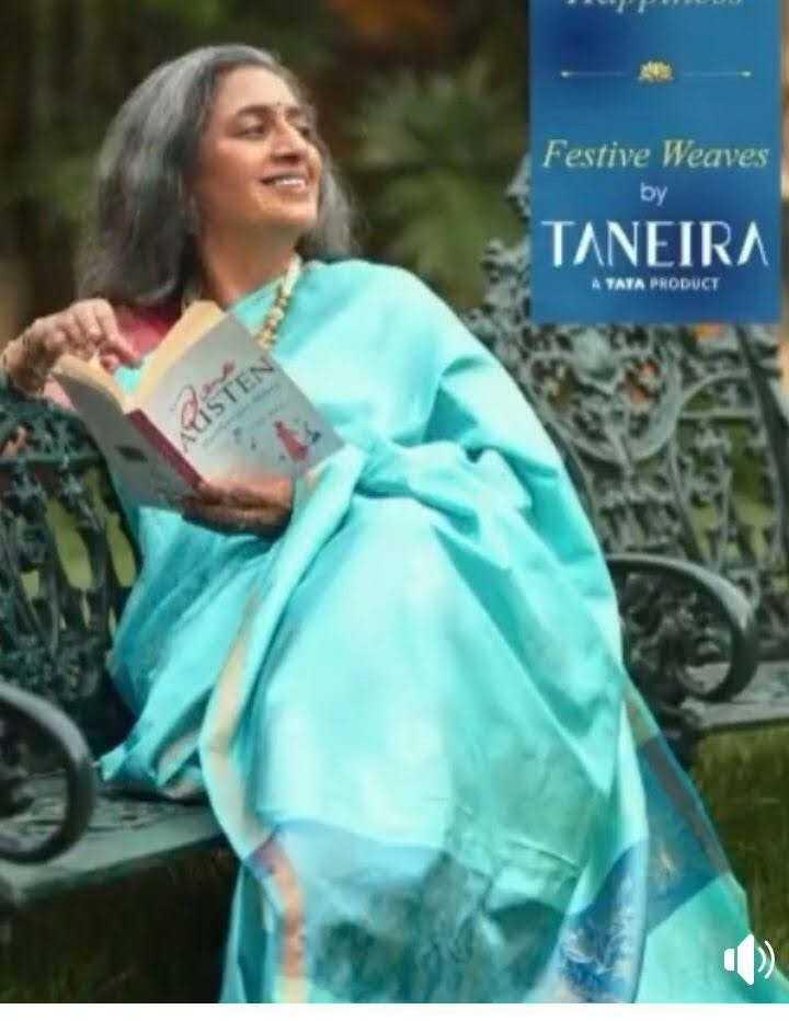 <b>Rani in an ad for sarees</b>