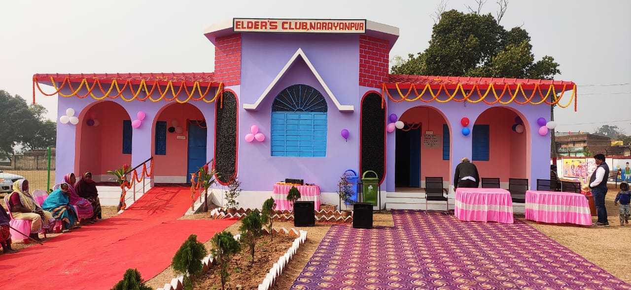 <b>The renovated Elders' Club building during an event</b>