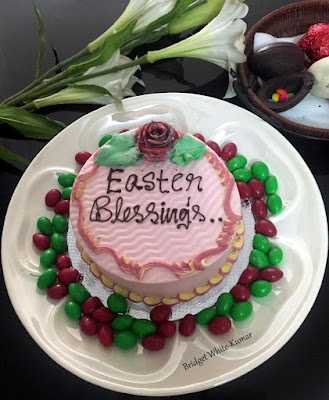 <b>Easter Sponge Cake/Bridget White Kumar</b>