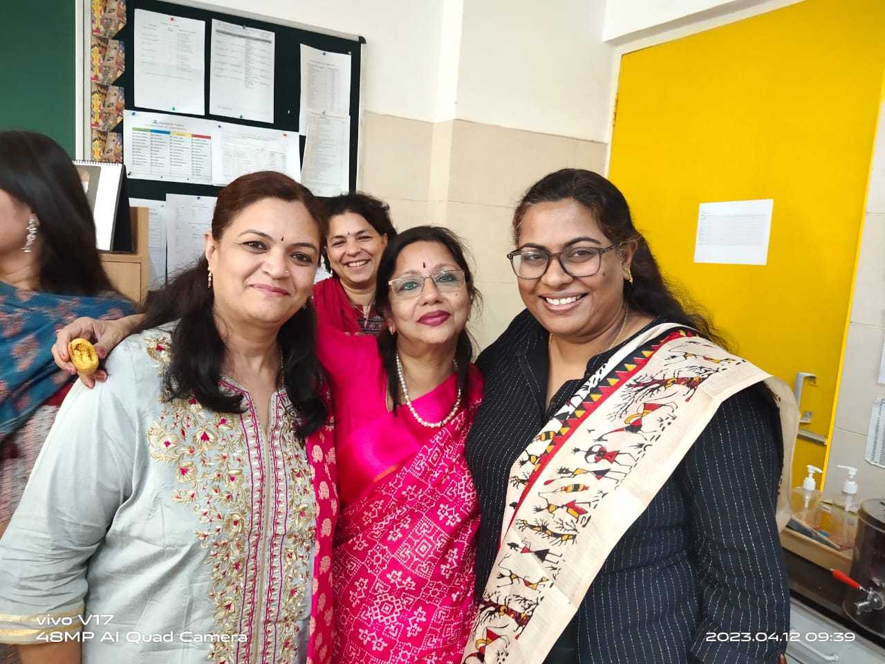 <b>Lalitha Desikan with her colleagues</b>