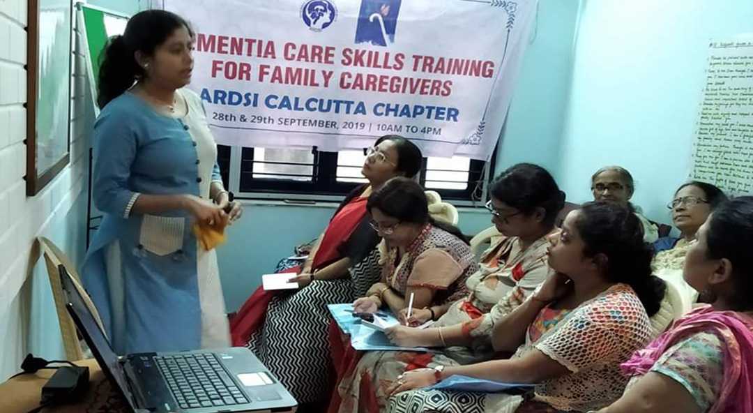 <b><i>Caregiver training at ARDSI, Kolkata; Image from their website </i></b>